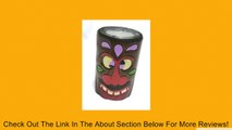 Tiki Designed Wood Candle Holder A, Carved Painted Face, Tealight Type Candle Color Varies Review