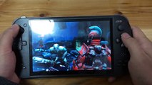 【01】God Fire Android game on JXD S7800B handheld game console