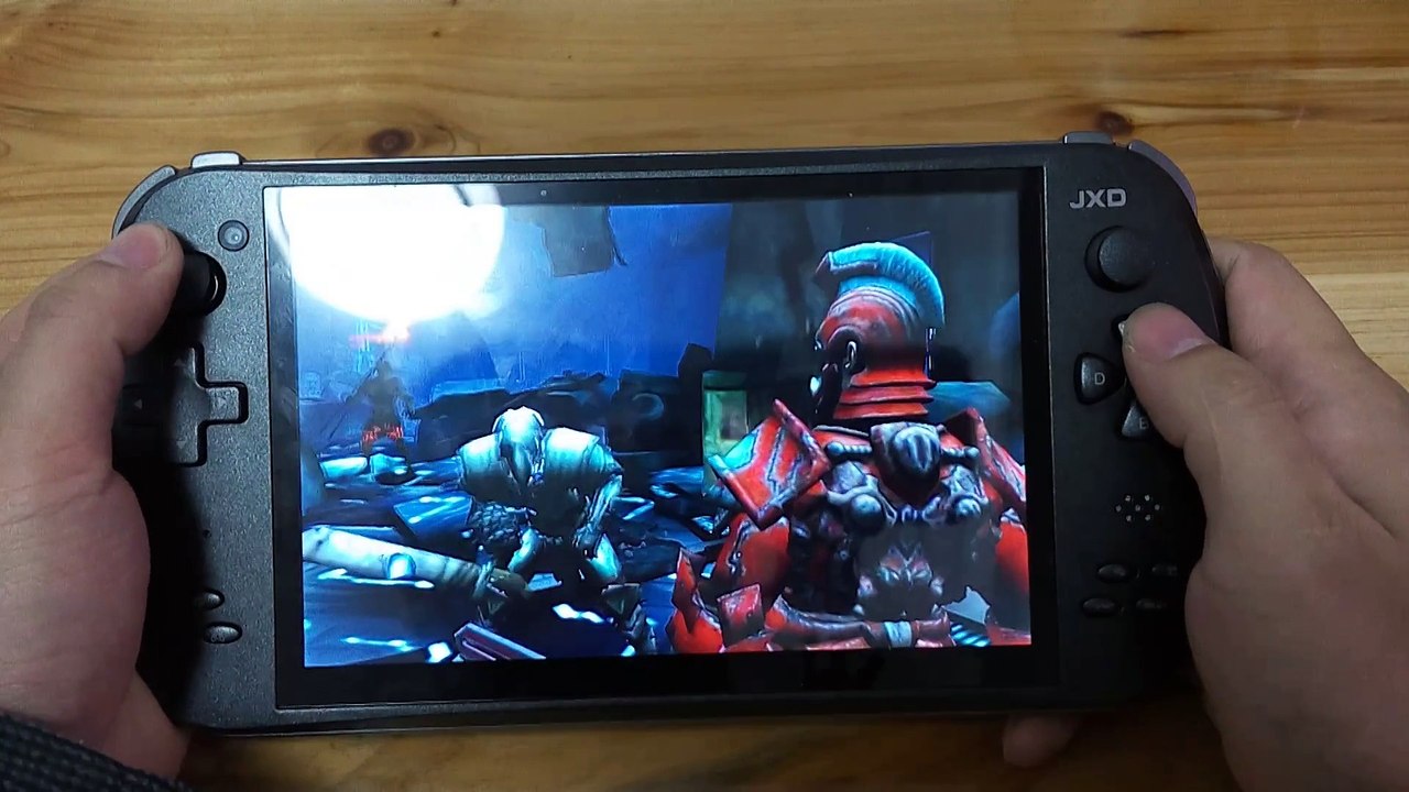 【01】God Fire Android game on JXD S7800B handheld game console