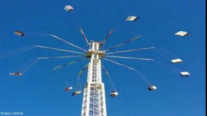 TERRIFYING Carriages Collide On Winter Wonderland Ride