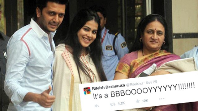 Genelia & Riteish Welcome 'RIAAN RITEISH DESHMUKH'- Enjoying Parenthood!