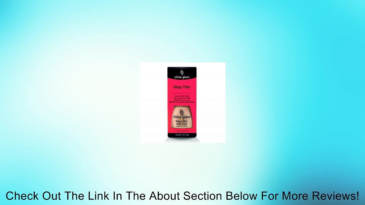 China Glaze Ridge Filler Nail Polish, 0.5 Ounce Review