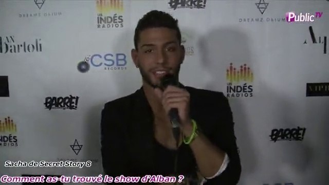 Exclu Vidéo : Sacha au showcase d’Alban Bartoli : Alban m'a transporté ...