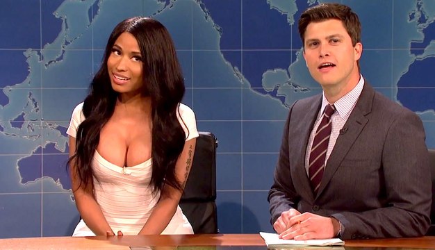 NICKI MINAJ Does KIM KARDASHIAN On SNL | What's Trending Now