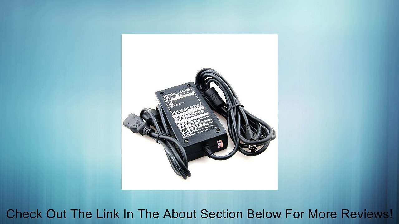 Genuine EPSON AC POWER SUPPLY ADAPTER 24V 2A 2000mA M159A PS-180 PS-170 M122A TM-H5000 TM-H6000 TM-T60 TM-T88 TM J7100 TM U200, TM U200A TM U200B TM U200PB TM U200PD TM U295 TM U300 TM U300A TM U300B TM U300C TM U300D TM U300PA TM U300PC TM U325 TM U325D
