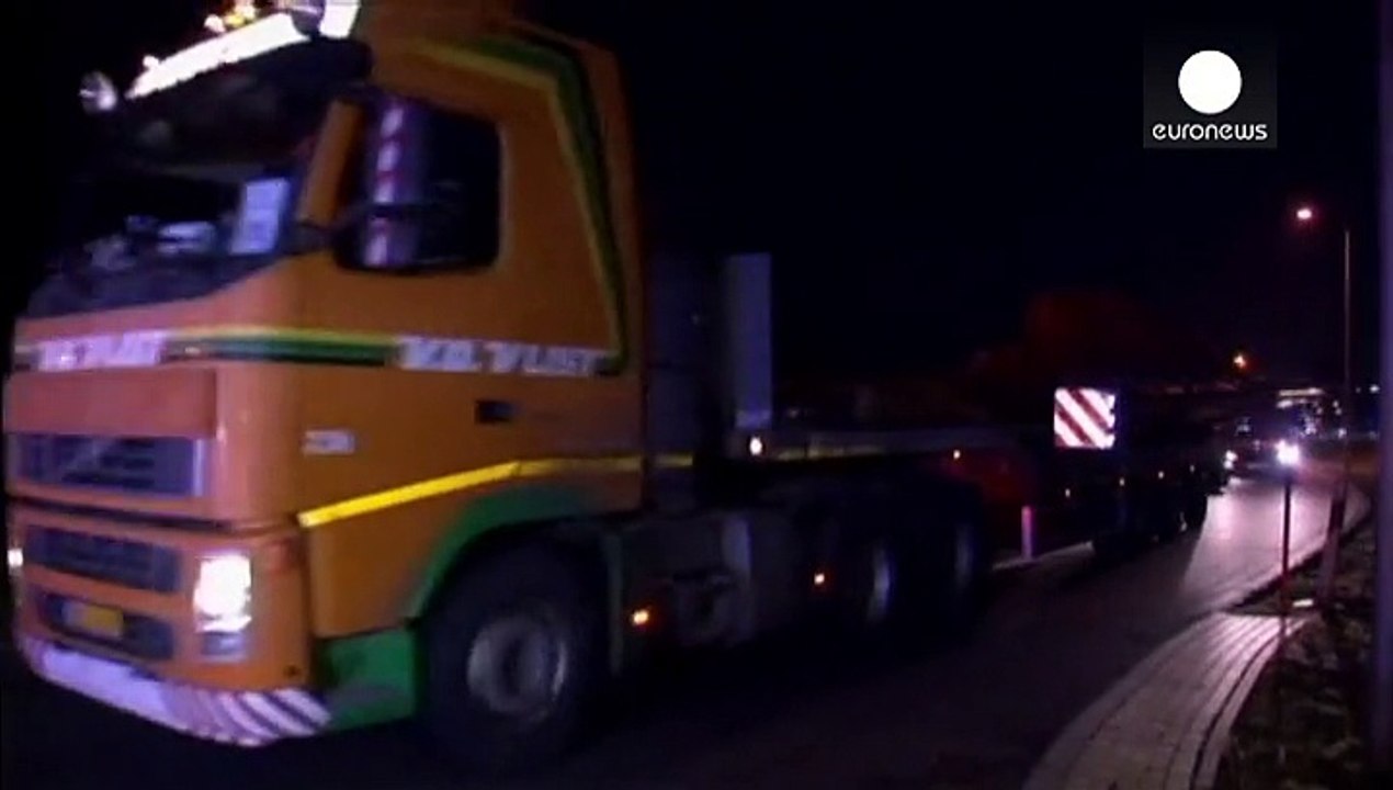 Sondertransport mit mh-17-trümmern erreicht deutschland