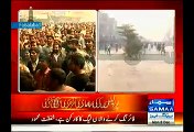 PTI Workers Burned All PMLN Banners At Navalti Chowk