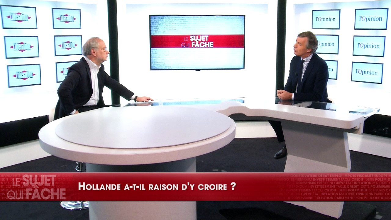 Duel Beytout/Joffrin : Hollande a-t-il raison d'y croire ?