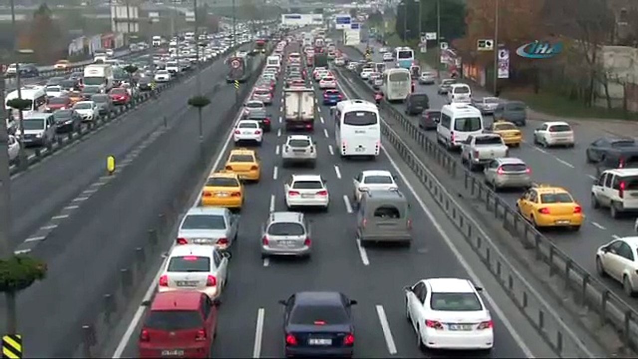 İstanbul’da trafik yoğunluğu
