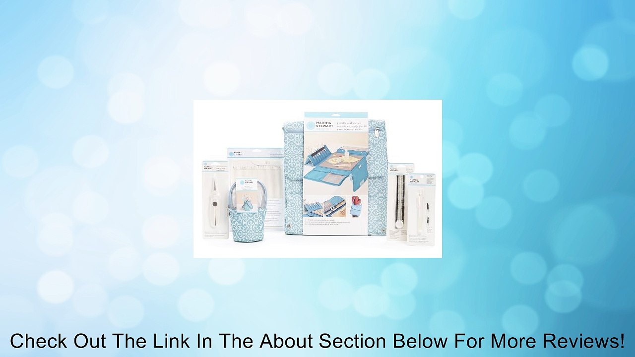Martha Stewart Crafts Portable Work Station Scrapbooking Kit Review