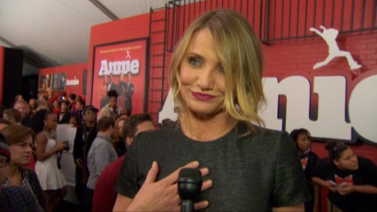 Annie Premiere: Cameron Diaz On The Red Carpet