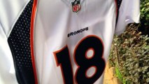 Denver Broncos #18 Peyton Manning White Jersey