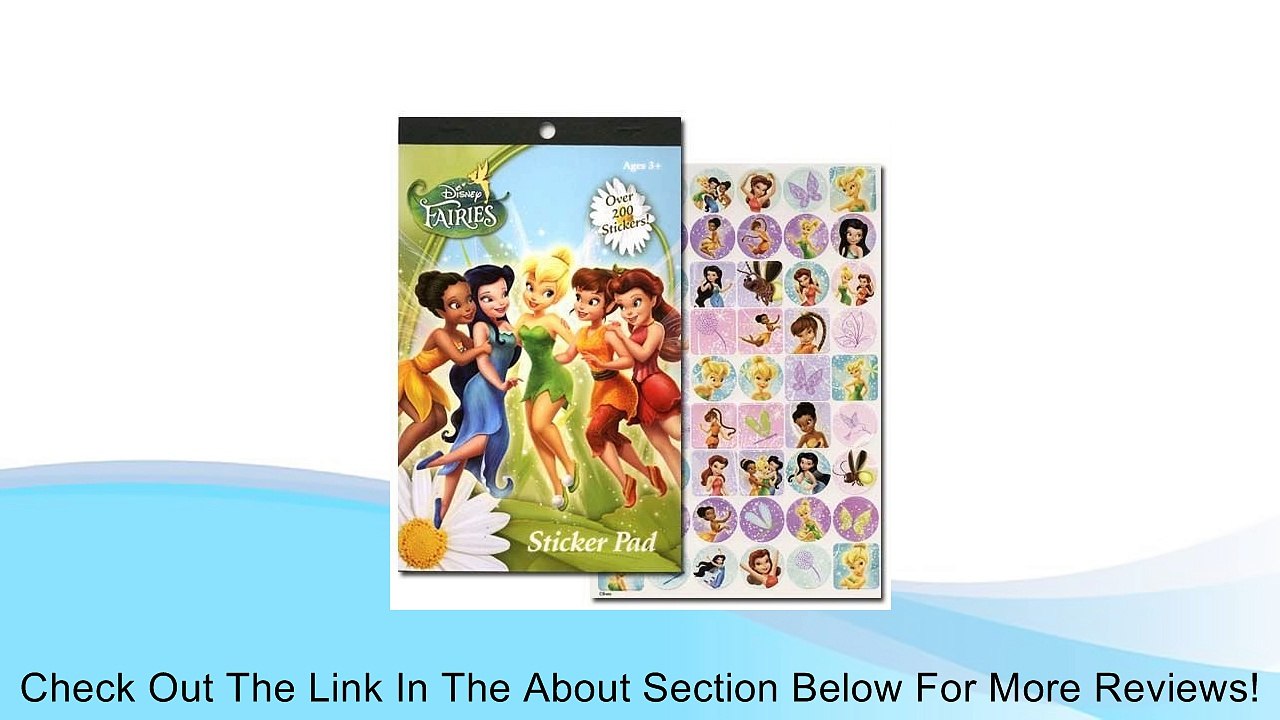 Tinkerbell 4 Sheet Sticker Pad, 200+ Stickers Review