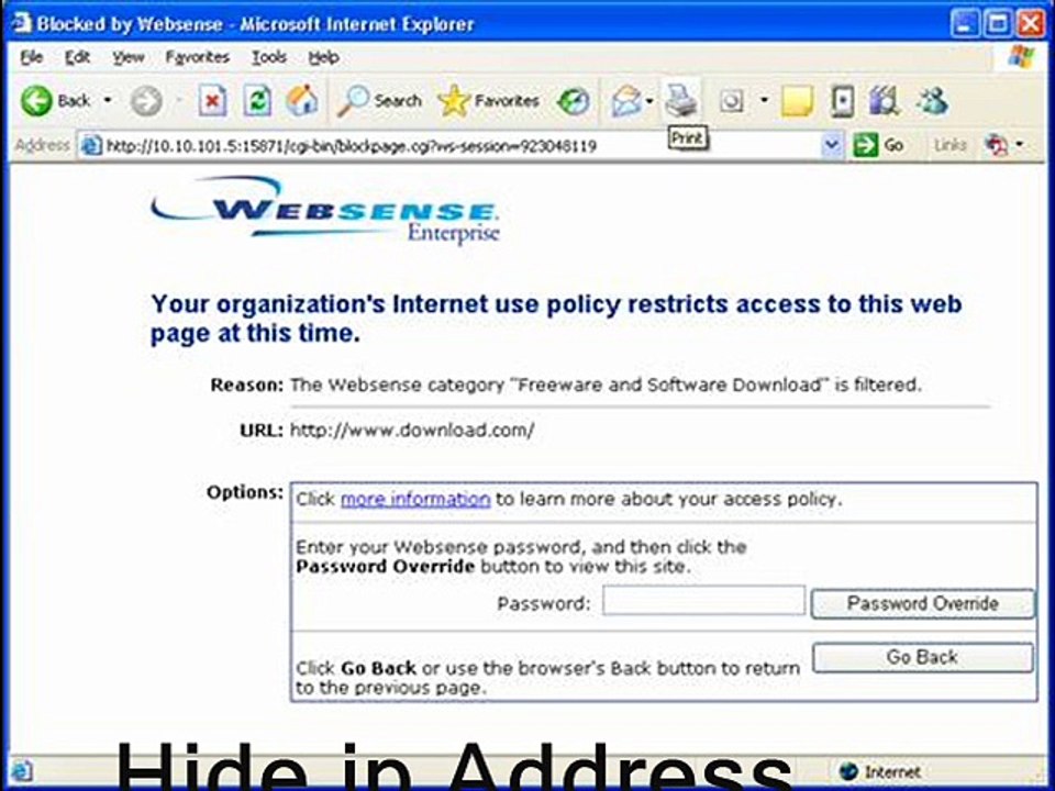 Hide ip address Block and Unblock Sites