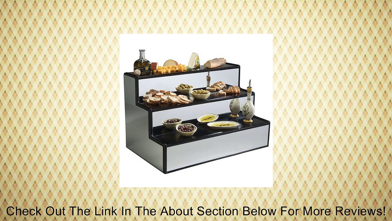 30W x 18D x 18H Mirror 3 Step Bottle Display Black 1 Ct Review