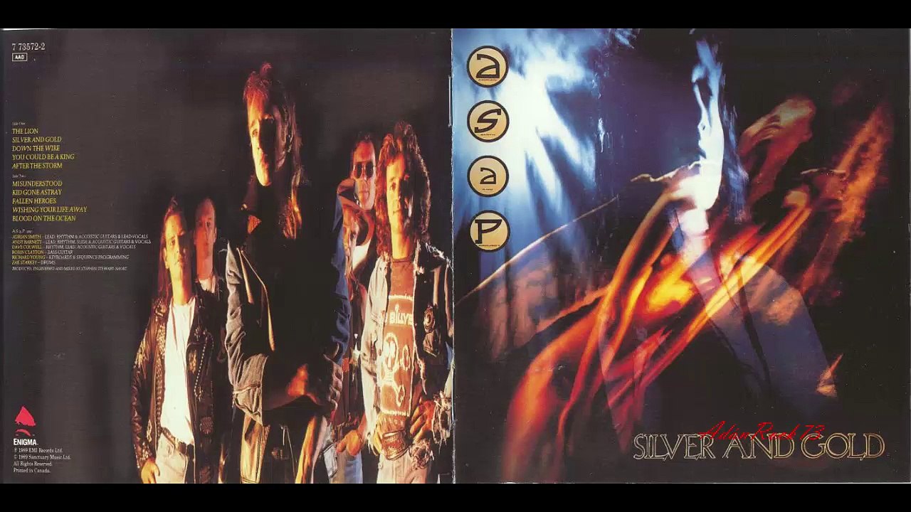 A.S.A.P (Adrian Smith And Project) - Down The Wire (Silver & Gold)