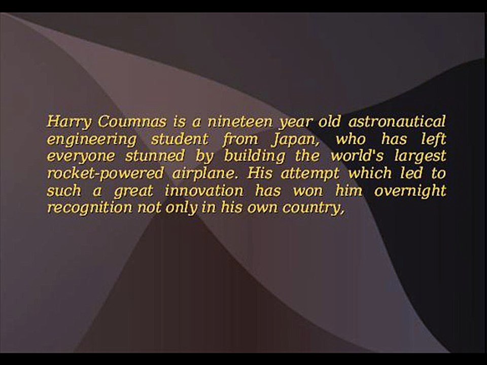 Harry Coumnas Is An Astronaut