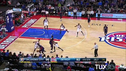 VIDEO Andre Drummond posterise Serge Ibaka