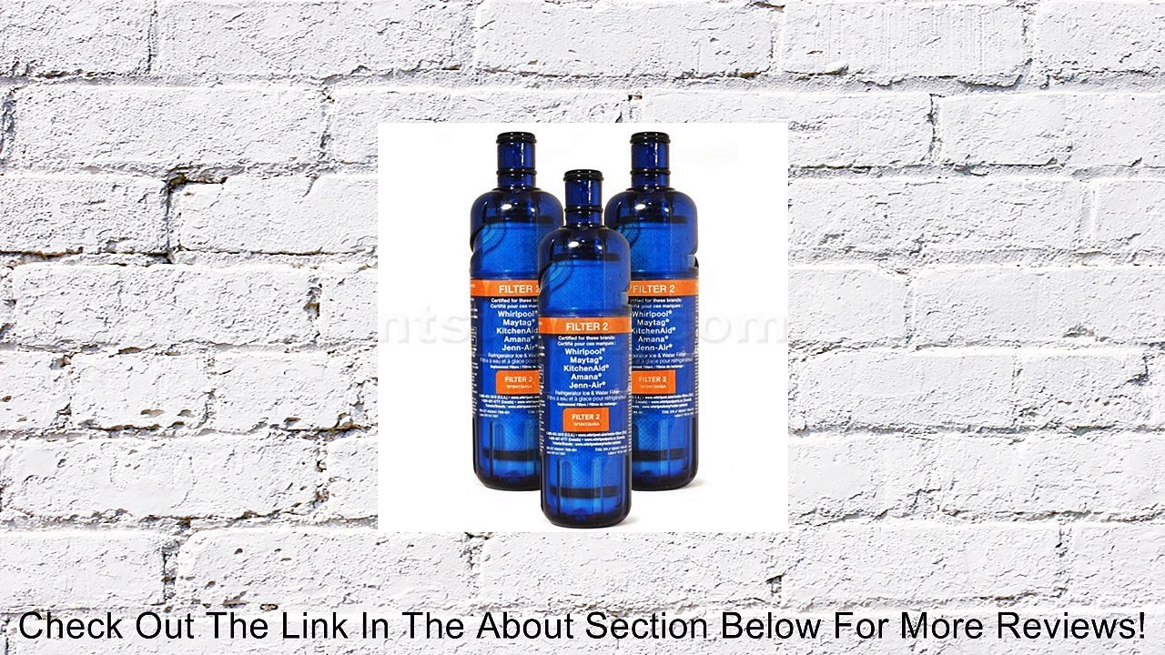 Whirlpool PUR Refrigerator and Ice Water Filter (W10413645A), 3-Pack Review