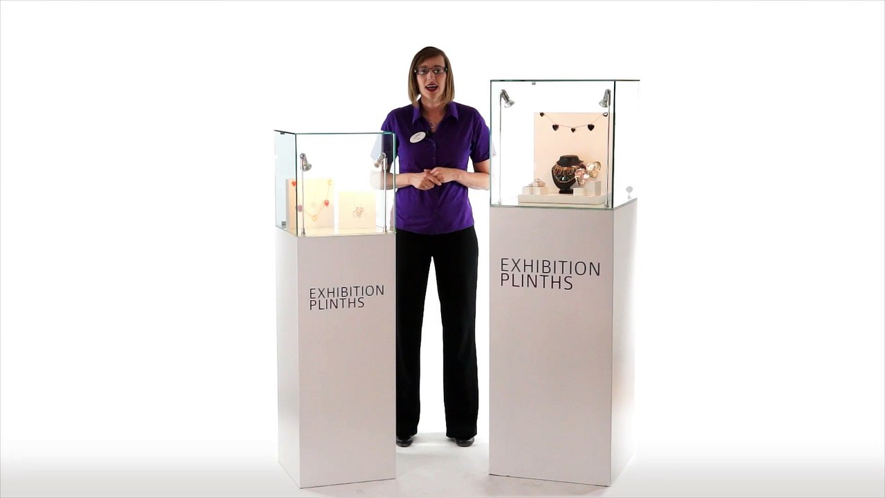Display Cabinets For Hire By Exhibition Plinths