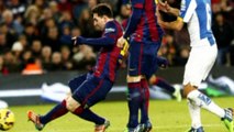 Lionel Messi celebrates 400th goal for Barcelona