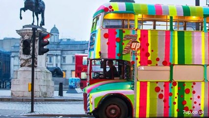 Knitted Bus Hits Streets Of London For 7up Campaign