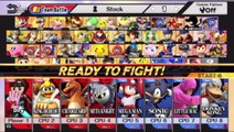 Super Smash Bros. For Wii U 8-Player Smash Team Battle - Playing As The Dire Mii Fighter