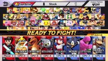 Super Smash Bros. For Wii U 8-Player Smash Team Battle - Playing As The Dire Mii Fighter