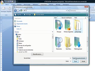 Publipostage exemple