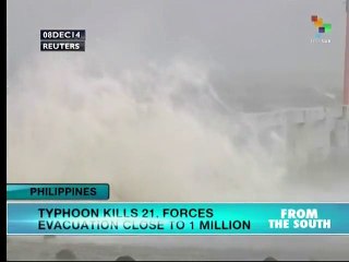 Typhoon Hagupit kills at least 21 in Phillipines
