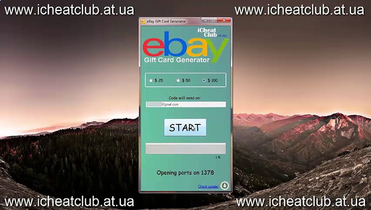 eBay Gift Card Generator 2014 New!!