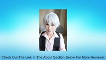 APH Axis Powers Hetalia Prussia Gilbert Beillschmidt Short Silver Cosplay Wig  free white wig cap Review
