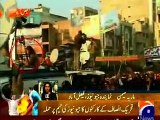 GEO News reporter Maria Memon harassed by PTI workers in 8th dec Faisalabad protest