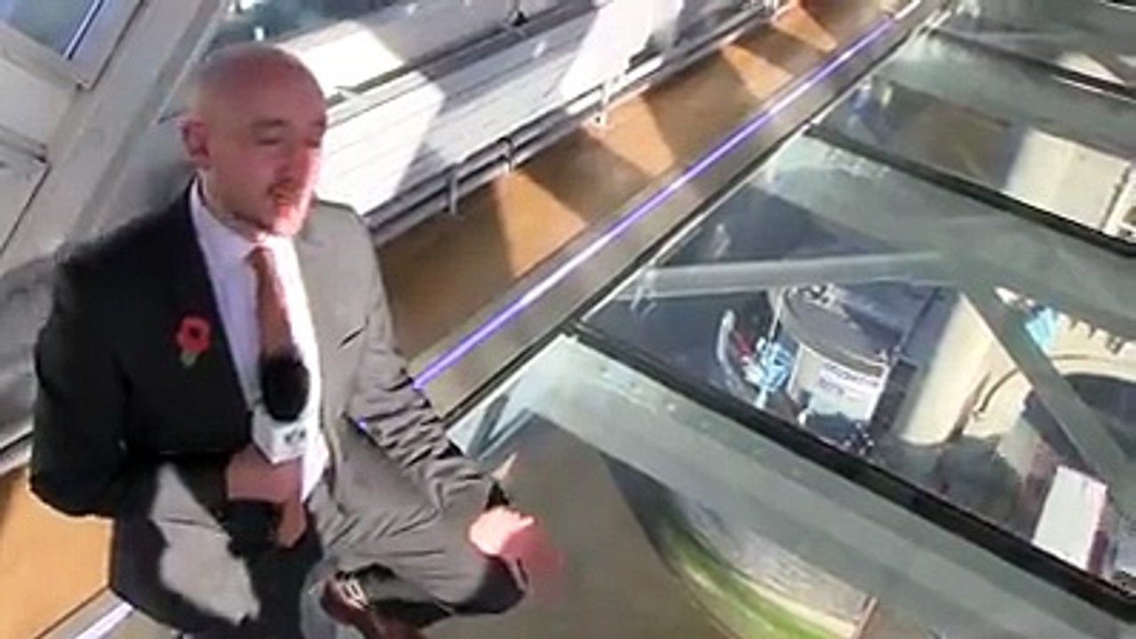 The unique bridge made of glass
