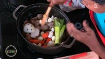 Recette de la blanquette d'agneau, crème coco et combawa