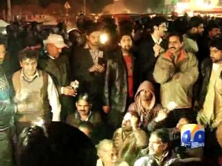 Download Video: PTI protests in Lahore-Geo Reports-08 Dec 2014