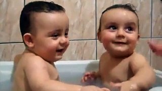 Babies Love to Have Bath
