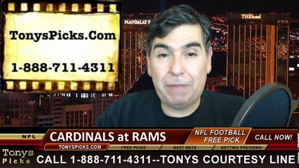 St Louis Rams vs. Arizona Cardinals Free Pick Prediction NFL Pro Football Odds Preview 12-11-2014