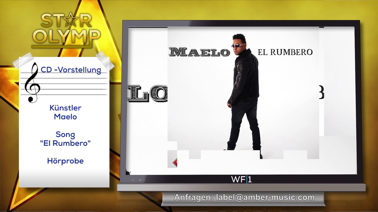 Sänger Maelo - El Rumbero -   CD-Vorstellung--Amber-Musikpromotion