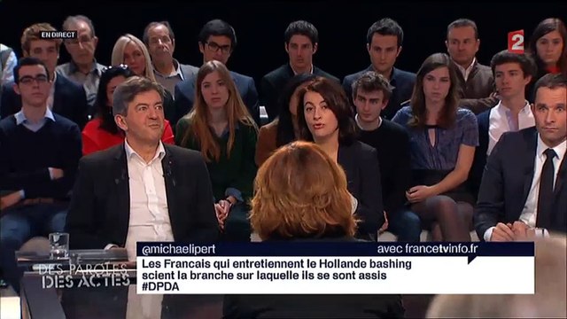 La connivence entre Jean-Luc Mélenchon et Cécile Duflot dans Des paroles et des actes