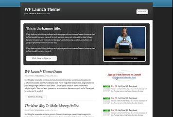 WP Launch Theme Tutorial: how to Create buzz, generate interested and collect a database of customers