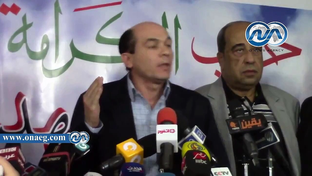 حمدى سطوحى رئيس حزب العدل " ندرس المشاركة فى المليونية التى دعت لها 6 أبريل الجمعة المقبلة "