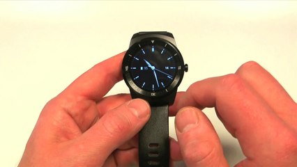 La montre connectée LG G Watch R au banc d'essai