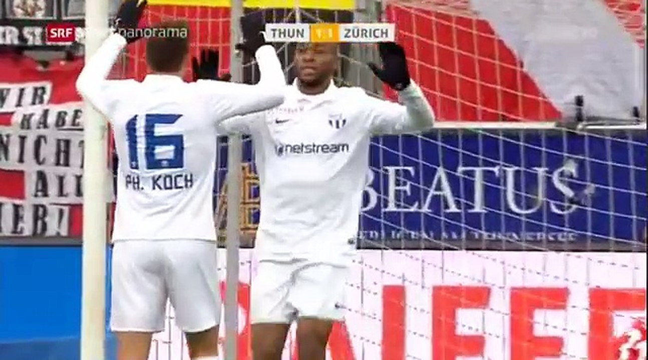 Thun 2 - 1 Zurich