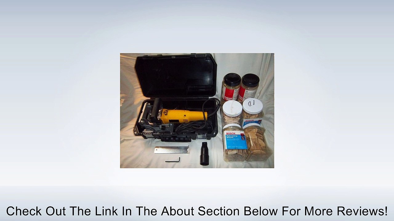 DeWalt DW682K with Various Plate Joining Biscuits Review