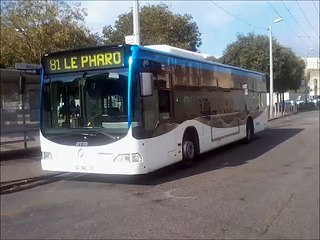 [Sound] Bus Mercedes-Benz Citaro n°925 de la RTM - Marseille sur la ligne 81
