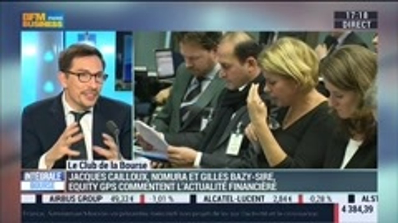Le Club de la Bourse: Gilles Bazy-Sire, Jacques Cailloux et Vincent Ganne - 08/12