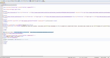 TUTO Codage page d'accueil