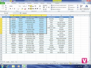 003-Sélectionner des cellules - Formation intégrale sur Excel 2010