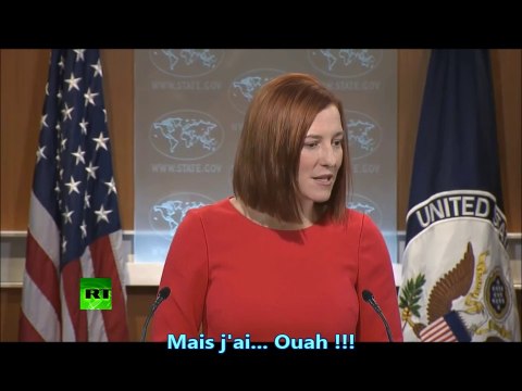 « Mon intervention sur l’Égypte était ridicule ! » Jen Psaki, porte-parole US (01/12/14)